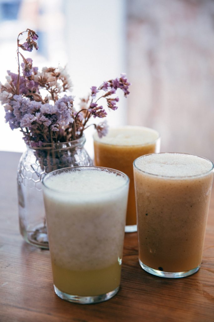 Slow juicer on a kitchen counter